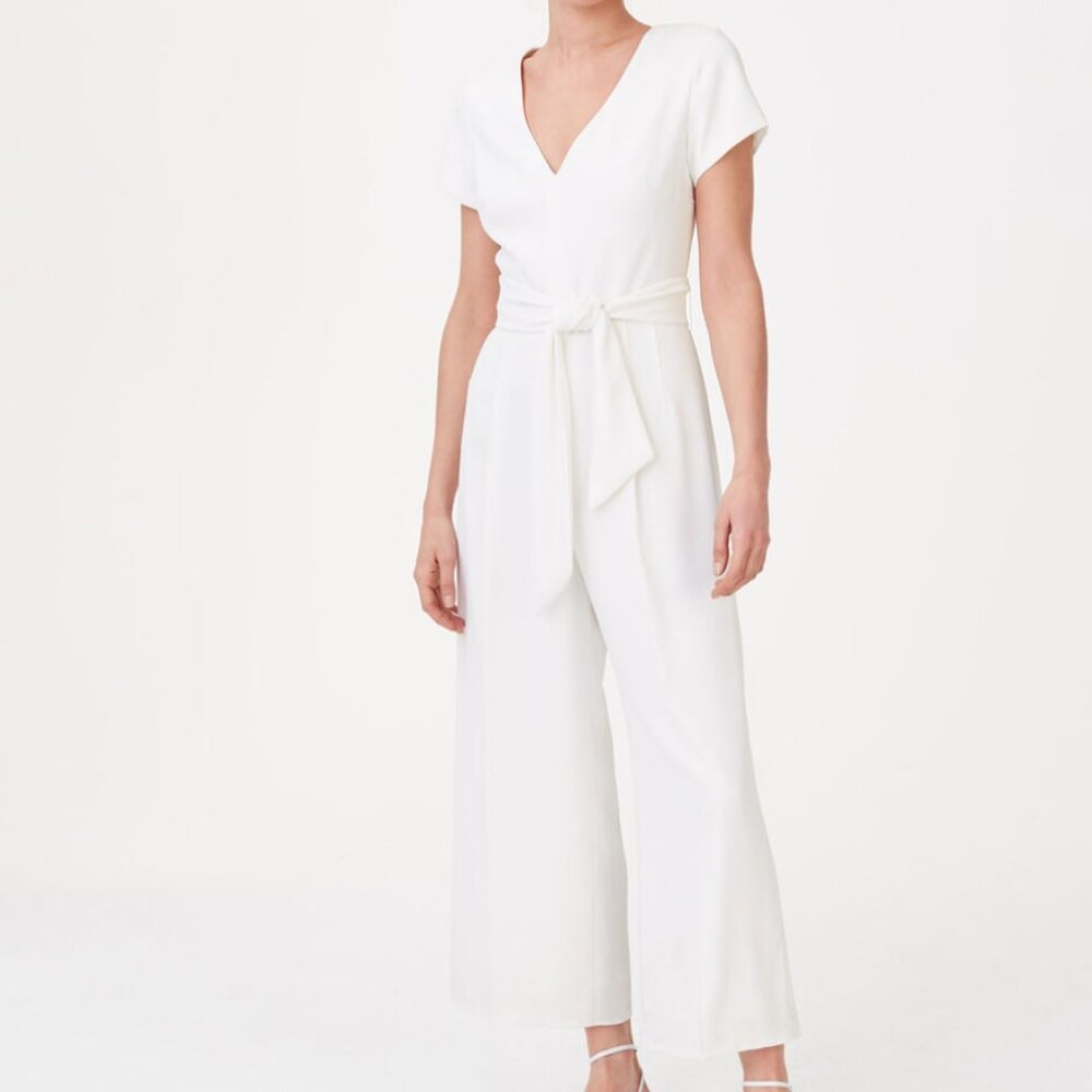 Club Monaco Sannah Jumpsuit - White - Sold Out